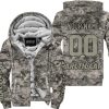 LIMITED EDITION PRODUCTS  - US ARMY - ARCTIC-CAT RACING - CUSTOM NAME - FLEECE ZIP HOODIE