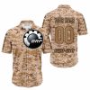 LIMITED EDITION PRODUCTS  - US MARINE - CAN AM RACING - CUSTOM NAME - BUTTON SHIRT