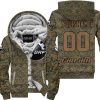 LIMITED EDITION PRODUCTS  - US MARINE V1 - CAN AM RACING - CUSTOM NAME - FLEECE ZIP HOODIE