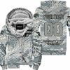 LIMITED EDITION PRODUCTS - US AIR PORCE - FLY RACING - CUSTOM NAME - FLEECE ZIP HOODIE