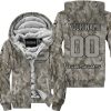 LIMITED EDITION PRODUCTS  - US ARMY V2 - GAS GAS RACING - CUSTOM NAME - FLEECE ZIP HOODIE