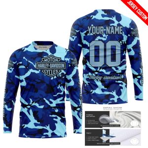 LIMITED EDITION PRODUCTS  - US NAVY V1 - HARLEY DAVIDSON RACING - CUSTOM NAME - JERSEY