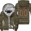 LIMITED EDITION PRODUCTS  - US MARINE V1 - HARLEY DAVIDSON RACING - CUSTOM NAME - FLEECE ZIP HOODIE