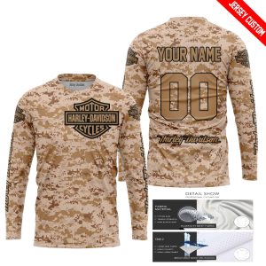 LIMITED EDITION PRODUCTS  - US MARINE - HARLEY DAVIDSON RACING - CUSTOM NAME - JERSEY