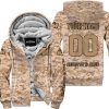 LIMITED EDITION PRODUCTS  - US MARINE - KTM RACING - CUSTOM NAME - FLEECE ZIP HOODIE