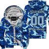 LIMITED EDITION PRODUCTS  - US NAVY V1 - POLARIS RACING - CUSTOM NAME - FLEECE ZIP HOODIE