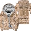 LIMITED EDITION PRODUCTS  - US MARINE - POLARIS RACING - CUSTOM NAME - FLEECE ZIP HOODIE