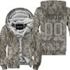 LIMITED EDITION PRODUCTS  - US ARMY V2 - POLARIS RACING - CUSTOM NAME - FLEECE ZIP HOODIE