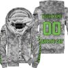 LIMITED EDITION PRODUCTS - US ARMY V1 - ARCTIC-CAT V1 - CUSTOM NAME - FLEECE ZIP HOODIE