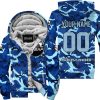 LIMITED EDITION PRODUCTS  - US NAVY V1 - SEA DOO RACING - CUSTOM NAME - FLEECE ZIP HOODIE