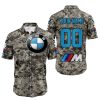 LIMITED EDITION PRODUCTS - US ARMY - BMW RACING V1 - CUSTOM NAME - BUTTON SHIRT
