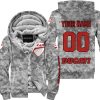LIMITED EDITION PRODUCTS - US ARMY V1 - DUCATI RACING V1 - CUSTOM NAME -FLEECE ZIP HOODIE