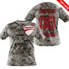 LIMITED EDITION PRODUCTS - US ARMY - DUCATI RACING V1 - CUSTOM NAME - T-SHIRT