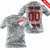 LIMITED EDITION PRODUCTS - US AIR PORCE - DUCATI RACING V1 - CUSTOM NAME - T-SHIRT