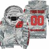 LIMITED EDITION PRODUCTS - US AIR PORCE - GAS GAS RACING V1 - CUSTOM NAME - FLEECE ZIP HOODIE