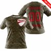 LIMITED EDITION PRODUCTS - US MARINE V1 - DUCATI RACING V1 - CUSTOM NAME -T-SHIRT