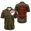 LIMITED EDITION PRODUCTS - US MARINE V1 - DUCATI RACING V1 - CUSTOM NAME - BUTTON SHIRT