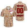 LIMITED EDITION PRODUCTS - US MARINE - DUCATI RACING V1 - CUSTOM NAME - BUTTON SHIRT