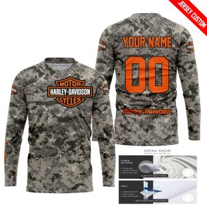LIMITED EDITION PRODUCTS - US ARMY - HARLEY DAVIDSON RACING V1 - CUSTOM NAME - JERSEY