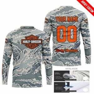LIMITED EDITION PRODUCTS - US AIR PORCE - HARLEY DAVIDSON RACING V1 - CUSTOM NAME - JERSEY