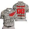 LIMITED EDITION PRODUCTS - US ARMY - HONDA RACING V1 - CUSTOM NAME - POLO SHIRT