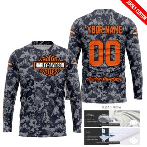 LIMITED EDITION PRODUCTS - US NAVY - HARLEY DAVIDSON RACING V1 - CUSTOM NAME - JERSEY