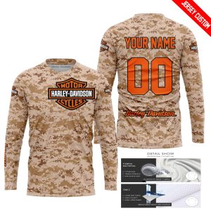 LIMITED EDITION PRODUCTS - US MARINE - HARLEY DAVIDSON RACING V1 - CUSTOM NAME - JERSEY