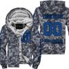LIMITED EDITION PRODUCTS - US NAVY - HUSQVARNA RACING V1 - CUSTOM NAME - FLEECE ZIP HOODIE