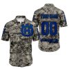 LIMITED EDITION PRODUCTS - US ARMY - HUSQVARNA RACING V1 - CUSTOM NAME -BUTTON SHIRT