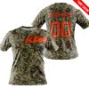 LIMITED EDITION PRODUCTS - US ARMY V3 - KTM RACING V1 - CUSTOM NAME - T-SHIRT