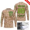 LIMITED EDITION PRODUCTS - US MARINE - MONSTER ENERGY RACING V1 - CUSTOM NAME - JERSEY