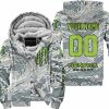 LIMITED EDITION PRODUCTS - US AIR PORCE - MONSTER ENERGY RACING V1 - CUSTOM NAME - FLEECE ZIP HOODIE