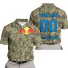 LIMITED EDITION PRODUCTS - US ARMY V3 - RED BULL RACING V1 - CUSTOM NAME - POLO SHIRT
