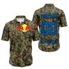 LIMITED EDITION PRODUCTS - US ARMY V3 - RED BULL RACING V1 - CUSTOM NAME - BUTTON SHIRT