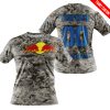 LIMITED EDITION PRODUCTS - US ARMY - RED BULL RACING V1 - CUSTOM NAME - T-SHIRT