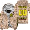 LIMITED EDITION PRODUCTS - US MARINE - ROCKSTAR ENERGY RACING V1 - CUSTOM NAME - FLEECE ZIP HOODIE