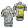 LIMITED EDITION PRODUCTS - US AIR PORCE - ROCKSTAR ENERGY RACING V1 - CUSTOM NAME - BUTTON SHIRT