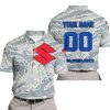 LIMITED EDITION PRODUCTS - US AIR PORCE - SUZUKI RACING V1 - CUSTOM NAME - POLO SHIRT