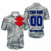 LIMITED EDITION PRODUCTS - US AIR PORCE - SUZUKI RACING V1 - CUSTOM NAME - BUTTON SHIRT