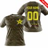 LIMITED EDITION PRODUCTS - US MARINE V1 - ROCKSTAR ENERGY RACING V1 - CUSTOM NAME - T-SHIRT