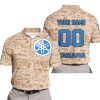 LIMITED EDITION PRODUCTS - US MARINE - YAMAHA BLUE RACING V1 - CUSTOM NAME - POLO SHIRT