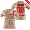 LIMITED EDITION PRODUCTS - US MARINE - YAMAHA RED RACING V1 - CUSTOM NAME - T-SHIRT