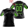 CUSTOM NAME RACING - LIMITED EDITION - ARCTIC CAT - GREEN - T-SHIRT
