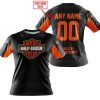 CUSTOM NAME RACING - LIMITED EDITION - HARLEY DAVIDSON - ORANGE - T-SHIRT