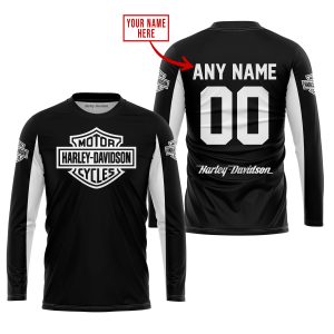 CUSTOM NAME RACING - LIMITED EDITION - HARLEY DAVIDSON - WHITE - JERSEY