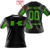 CUSTOM NAME RACING - LIMITED EDITION - KAWASAKI - GREEN - T-SHIRT