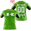 CUSTOM NAME RACING - LIMITED EDITION - KAWASAKI - GREEN V2 - T-SHIRT