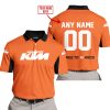 CUSTOM NAME RACING - LIMITED EDITION - KTM - ORANGE V2 - POLO SHIRT