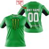 CUSTOM NAME RACING - LIMITED EDITION - MONSTER - GREEN V2 - T-SHIRT