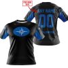 CUSTOM NAME RACING - LIMITED EDITION - POLARIS - BLUE - T-SHIRT